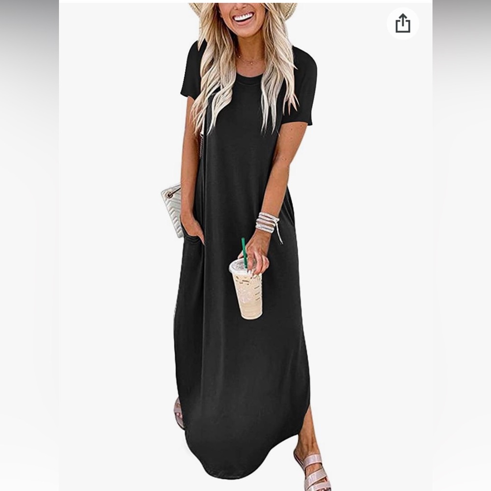 Casual black maxi dress from Amazon - Picture 1 of 1